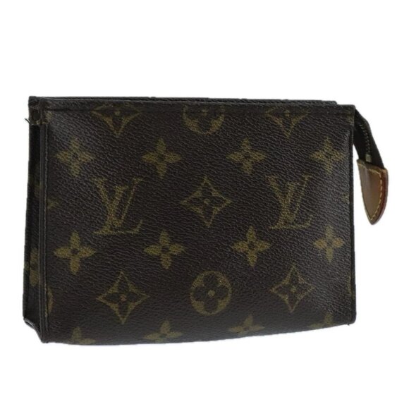 LOUIS VUITTON Monogram Poche Toilette 15 Pouch M47546 LV Auth 105340 - Picture 1 of 16